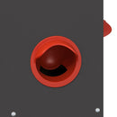 vidaXL Csirke etető 2 pcs Fekete 32,5 x 20,5 x 43 cm