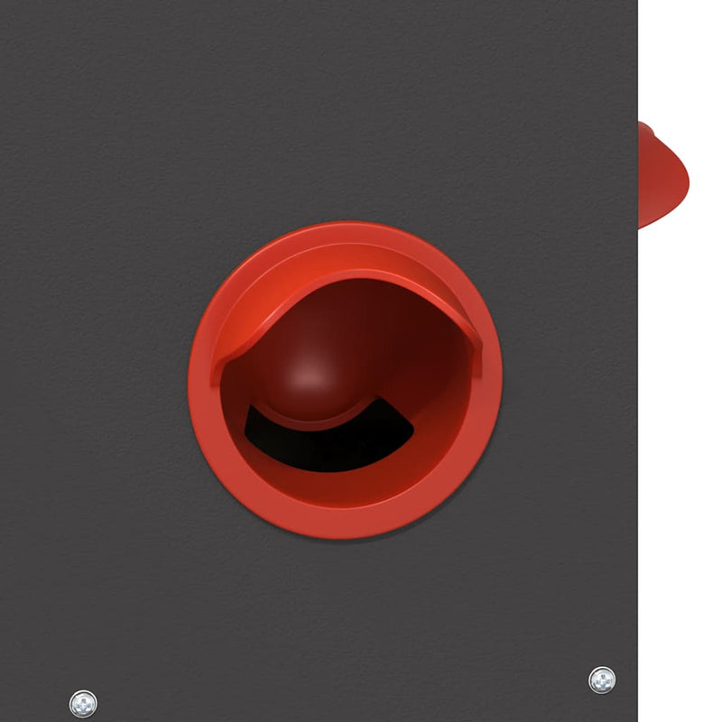 vidaXL Csirke etető 2 pcs Fekete 32,5 x 20,5 x 43 cm