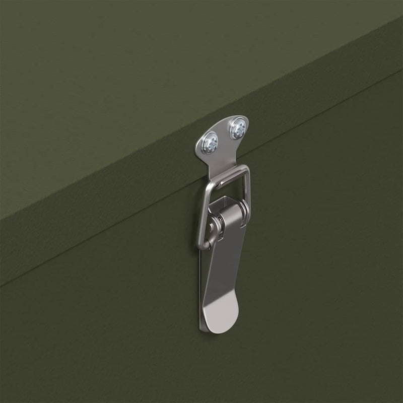 vidaXL Csirke etető 2 pcs Olajzöld 32,5 x 20,5 x 43 cm