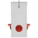 vidaXL Csirke etető 2 pcs Ezüst 32,5 x 20,5 x 43 cm Horganyzott acél