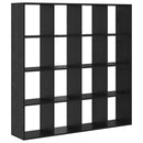 vidaXL Könyvespolc 16 szintes 137,5 x 29 x 137,5 cm Szerelt Fa