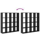 vidaXL Könyvespolc 16 szintes 137,5 x 29 x 137,5 cm Szerelt Fa