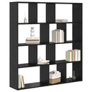 vidaXL Könyvespolc 12 szintes 132 x 29 x 141,5 cm Szerelt Fa