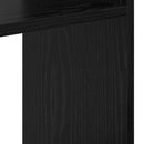 vidaXL Könyvespolc Musta tammi 92 x 29 x 188 cm Faanyag