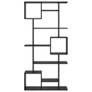 vidaXL Könyvespolc Musta tammi 92 x 29 x 188 cm Faanyag