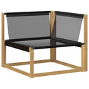 vidaXL Kültéri kanapé szett 10 db Fehér és Bézs