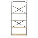 vidaXL Könyvespolc sonoma tölgy 80 x 30 x 183 cm Faanyag