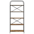 vidaXL Könyvespolc Füstölt tölgy 80 x 30 x 183 cm Faanyag