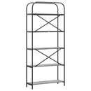 vidaXL Könyvespolc Szürke sonoma 80 x 30 x 183 cm Faanyag