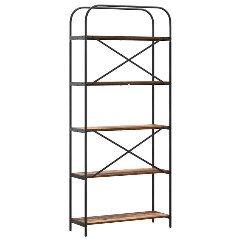 vidaXL Könyvespolc Régi fa 80 x 30 x 183 cm Faanyag