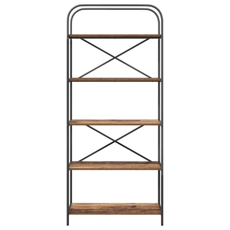 vidaXL Könyvespolc Régi fa 80 x 30 x 183 cm Faanyag