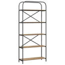 vidaXL Könyvespolc kézműves tölgy 80 x 30 x 183 cm Faanyag