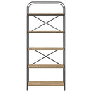 vidaXL Könyvespolc kézműves tölgy 80 x 30 x 183 cm Faanyag