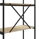 vidaXL Könyvespolc sonoma tölgy 80 x 30 x 146 cm Faanyag