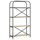 vidaXL Könyvespolc sonoma tölgy 80 x 30 x 146 cm Faanyag