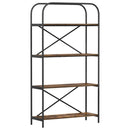 vidaXL Könyvespolc Füstölt tölgy 80 x 30 x 146 cm Faanyag