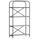 vidaXL Könyvespolc Szürke sonoma 80 x 30 x 146 cm Faanyag