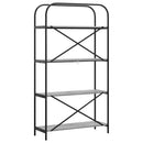 vidaXL Könyvespolc Szürke sonoma 80 x 30 x 146 cm Faanyag