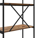 vidaXL Könyvespolc Régi fa 80 x 30 x 146 cm Faanyag