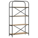 vidaXL Könyvespolc kézműves tölgy 80 x 30 x 146 cm Faanyag