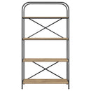 vidaXL Könyvespolc kézműves tölgy 80 x 30 x 146 cm Faanyag