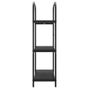 vidaXL Könyvespolc Musta tammi 80 x 30 x 109 cm Faanyag