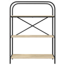 vidaXL Könyvespolc Sonoma tölgy 80 x 30 x 109 cm Faanyag