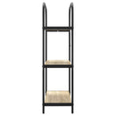 vidaXL Könyvespolc sonoma tölgy 80 x 30 x 109 cm Faanyag