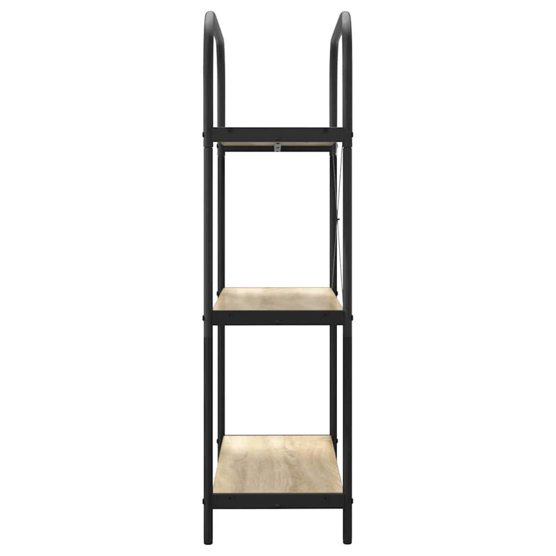 vidaXL Könyvespolc sonoma tölgy 80 x 30 x 109 cm Faanyag