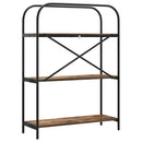 vidaXL Könyvespolc Füstölt tölgy 80 x 30 x 109 cm Faanyag