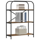 vidaXL Könyvespolc Füstölt tölgy 80 x 30 x 109 cm Faanyag