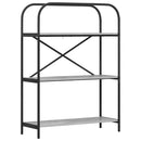 vidaXL Könyvespolc Szürke Sonoma 80 x 30 x 109 cm Faanyag