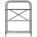 vidaXL Könyvespolc Szürke sonoma 80 x 30 x 109 cm Faanyag