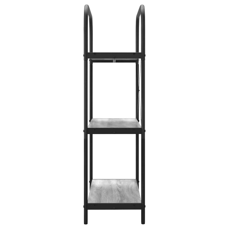 vidaXL Könyvespolc Szürke sonoma 80 x 30 x 109 cm Faanyag