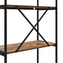 vidaXL Könyvespolc Régi fa 80 x 30 x 109 cm Faanyag