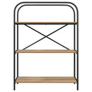 vidaXL Könyvespolc kézműves tölgy 80 x 30 x 109 cm Faanyag