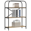 vidaXL Könyvespolc kézműves tölgy 80 x 30 x 109 cm Faanyag