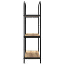 vidaXL Könyvespolc kézműves tölgy 80 x 30 x 109 cm Faanyag