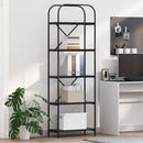 vidaXL Könyvespolc Musta tammi 60 x 30 x 183 cm Faanyag