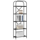 vidaXL Könyvespolc Musta tammi 60 x 30 x 183 cm Faanyag