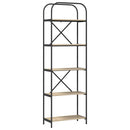 vidaXL Könyvespolc sonoma tölgy 60 x 30 x 183 cm Faanyag