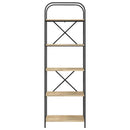 vidaXL Könyvespolc sonoma tölgy 60 x 30 x 183 cm Faanyag