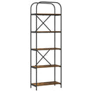 vidaXL Könyvespolc Füstölt tölgy 60 x 30 x 183 cm Faanyag