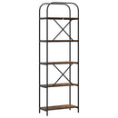 vidaXL Könyvespolc Füstölt tölgy 60 x 30 x 183 cm Faanyag