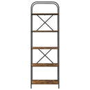 vidaXL Könyvespolc Füstölt tölgy 60 x 30 x 183 cm Faanyag