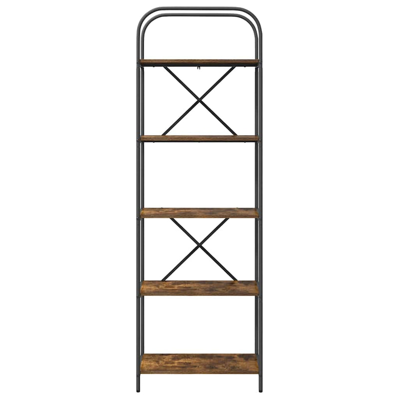 vidaXL Könyvespolc Füstölt tölgy 60 x 30 x 183 cm Faanyag