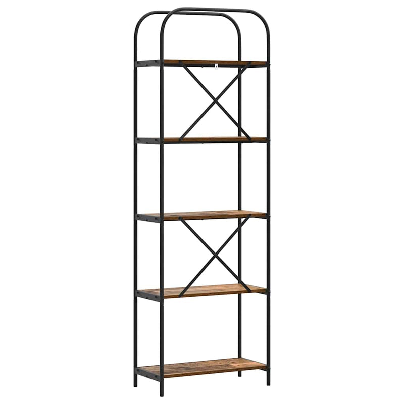 vidaXL Könyvespolc Régi fa 60 x 30 x 183 cm Faanyag