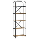 vidaXL Könyvespolc kézműves tölgy 60 x 30 x 183 cm Faanyag