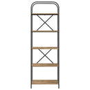 vidaXL Könyvespolc kézműves tölgy 60 x 30 x 183 cm Faanyag