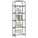 vidaXL Könyvespolc kézműves tölgy 60 x 30 x 183 cm Faanyag